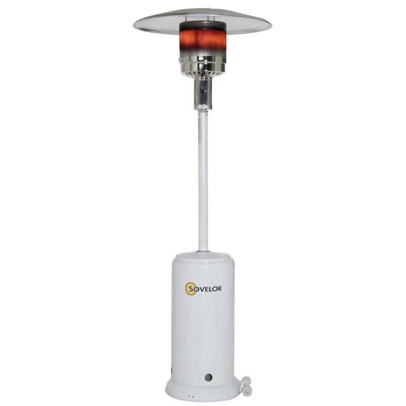 Parasol chauffant mobile gaz propane