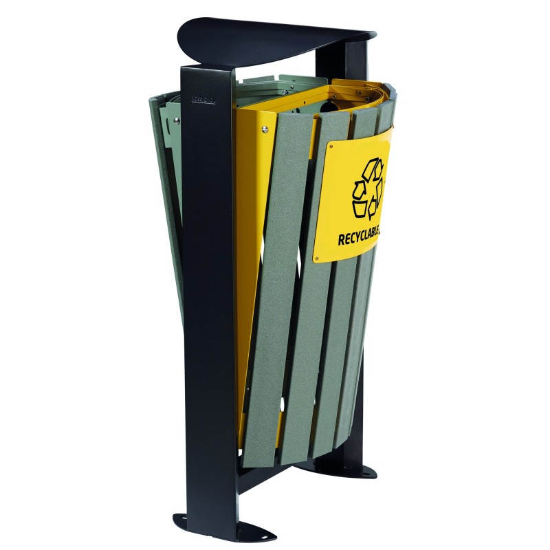 Corbeille Arkéa Etik - 2 x 60 L