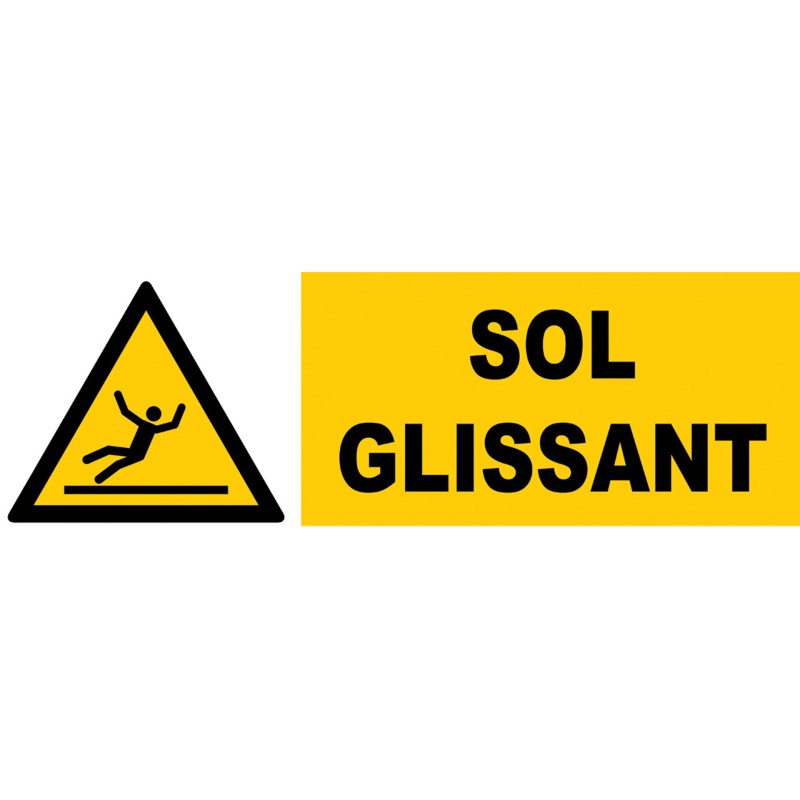 Panneau d'avertissement danger 450 x 150 mm