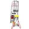Plateforme mobile à immobilisation automatique