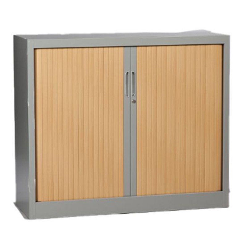 Armoire à rideaux monobloc bicolore