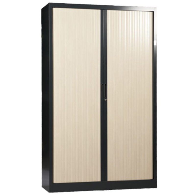 Armoire à rideaux monobloc bicolore
