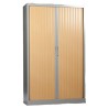 Armoire à rideaux monobloc bicolore