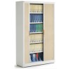 Armoire à rideaux monobloc bicolore