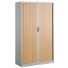 Armoire à rideaux monobloc bicolore