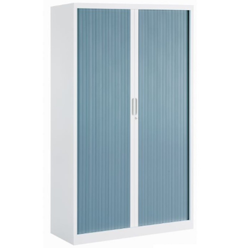 Armoire à rideaux monobloc bicolore