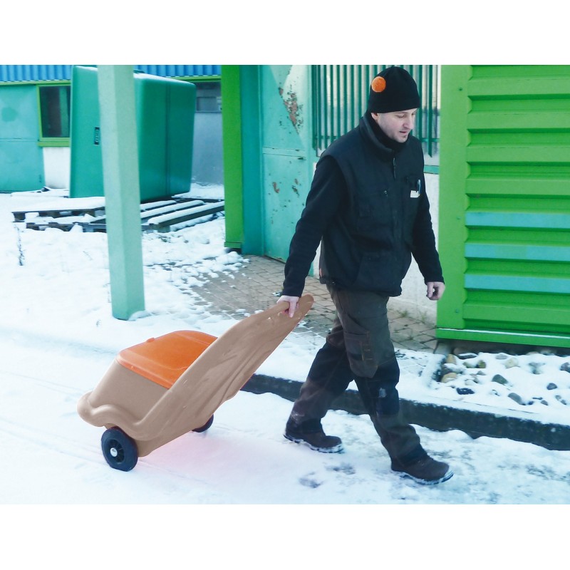 Coffre mobile à sel ou à sable